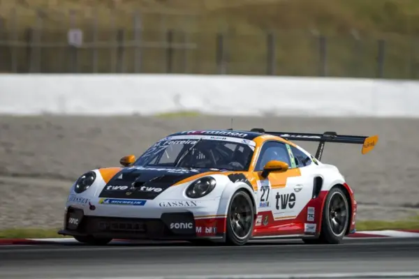 Matheus Ferreira wins podium in Porsche Supercup at Spa in the F1 preliminary