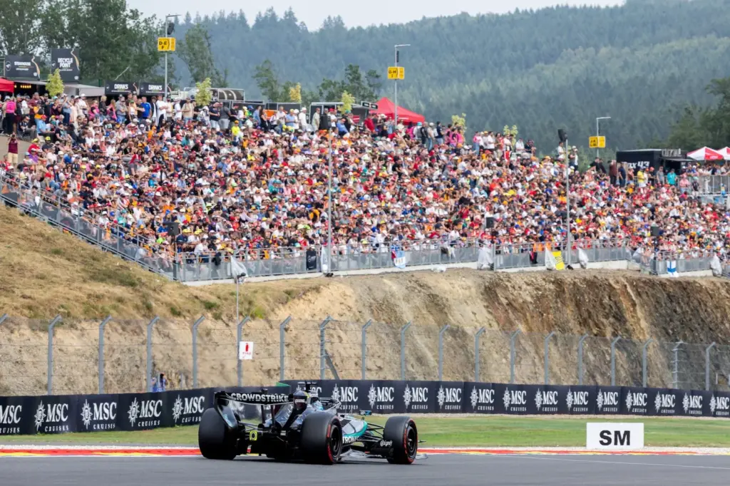 F1: Confira as imagens deste sábado do GP da Bélgica 2026