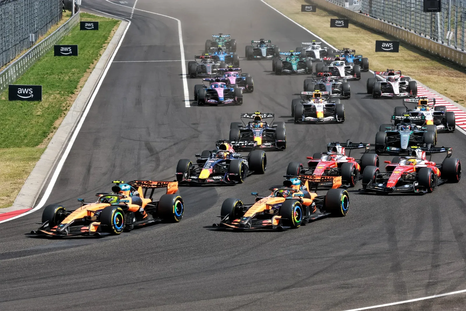 F1: Norris wins Hungarian GP with Verstappen in second; Bortoleto out of the points
