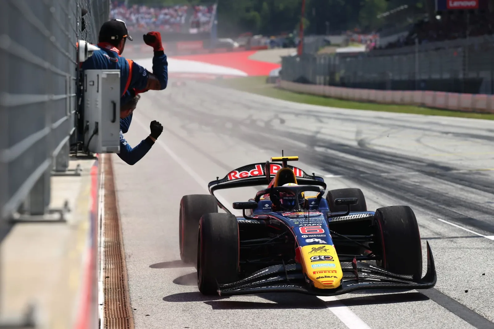 See the F2 championship standings after the Austria round
