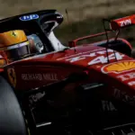 F1: Hamilton says Ferrari's development is still slow