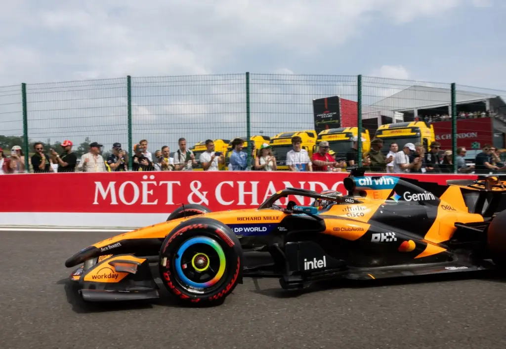 F1: Confira as imagens deste sábado do GP da Bélgica 2026