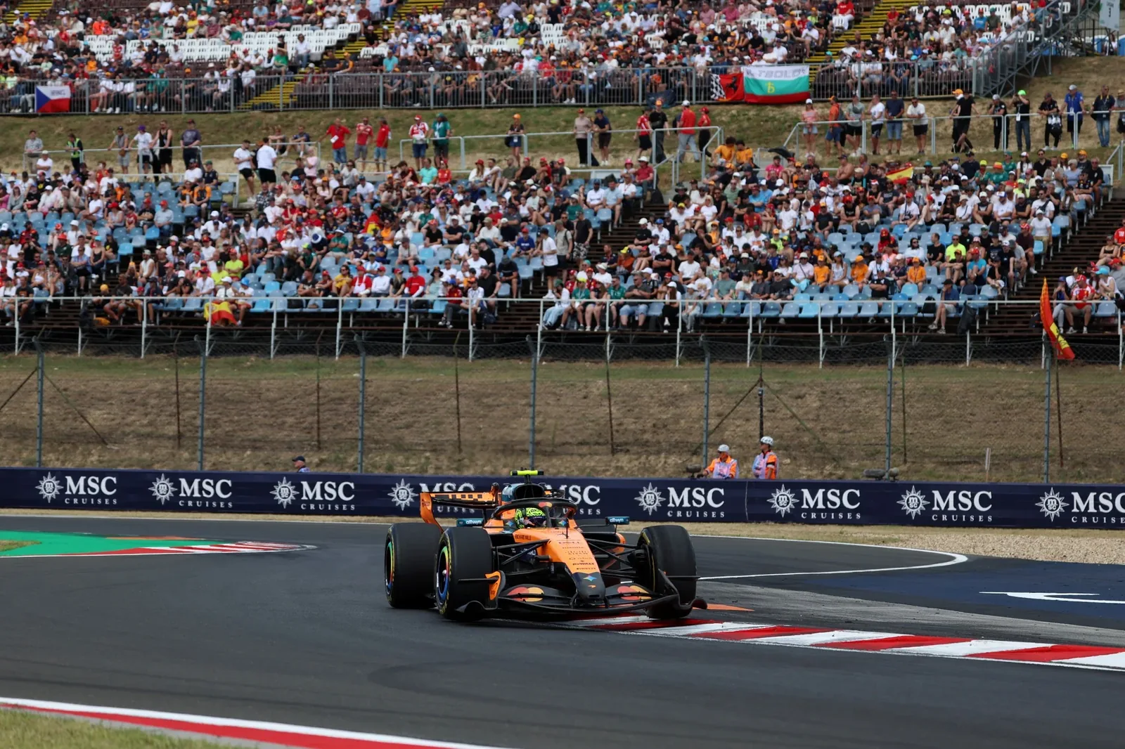 F1: McLaren leads FP3 in Hungary with Norris; Bortoleto out of top 10