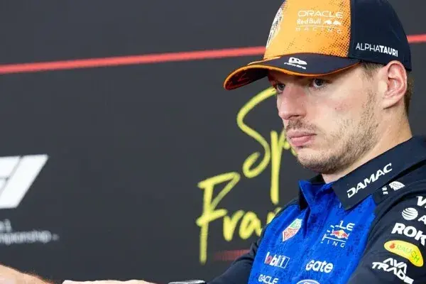 F1: Verstappen says he feared a crash when he saw 'red rocket' Leclerc arriving at Spa