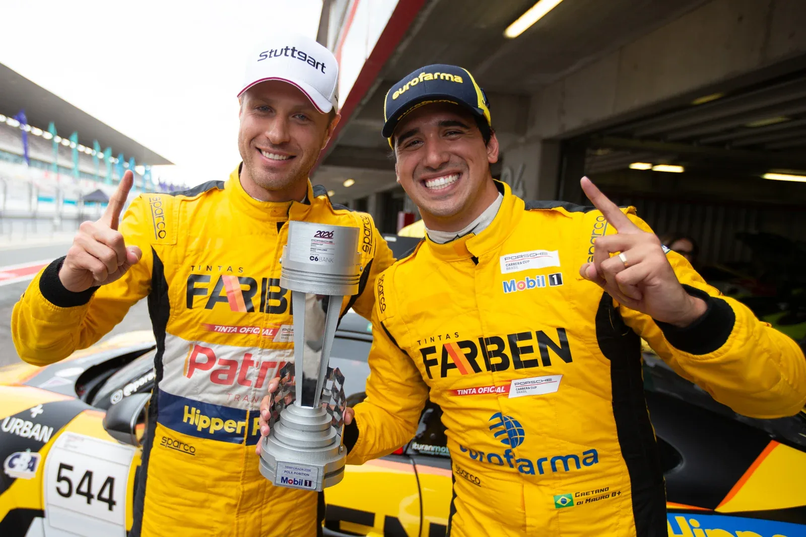 Muller and Di Mauro score pole position at the opening of the Porsche Cup Brazil Endurance championship
