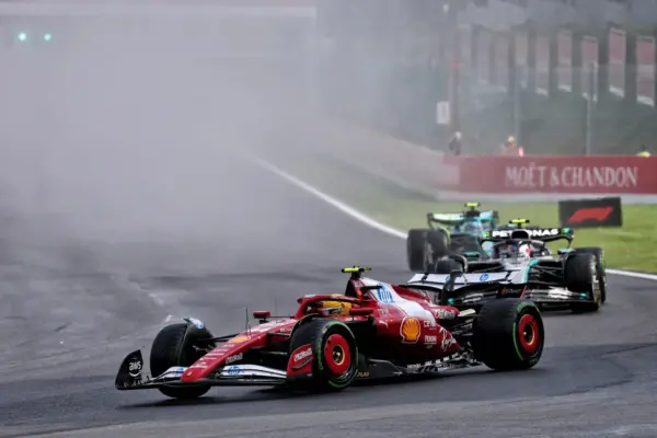 F1: Rain may mark the start of the weekend in Belgium