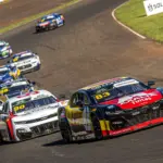 NASCAR Brazil leader, Gabriel Casagrande makes a double overtake and wins in Londrina