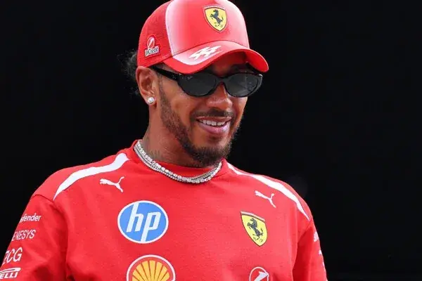 F1: Hamilton celebrates Ferrari update and says team "has what it takes to win"