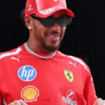 F1: Hollywood actress posts photo with Hamilton during the seven-time champion's visit to Kim Kardashian