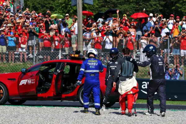 F1: Leclerc says he is fine after a heavy crash in Monza