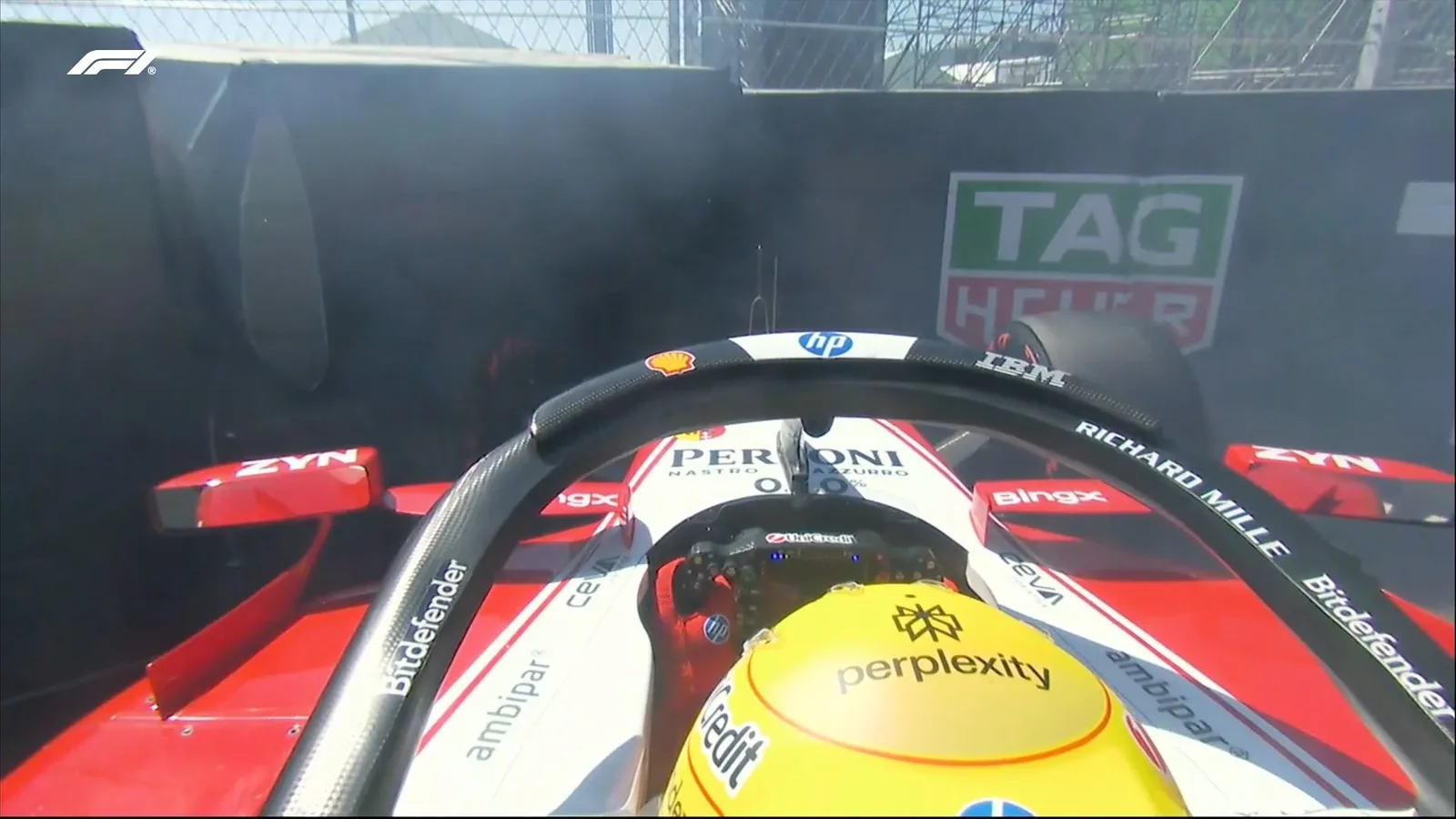 F1: Hamilton crashes during free practice 3 and causes red flag in Madrid