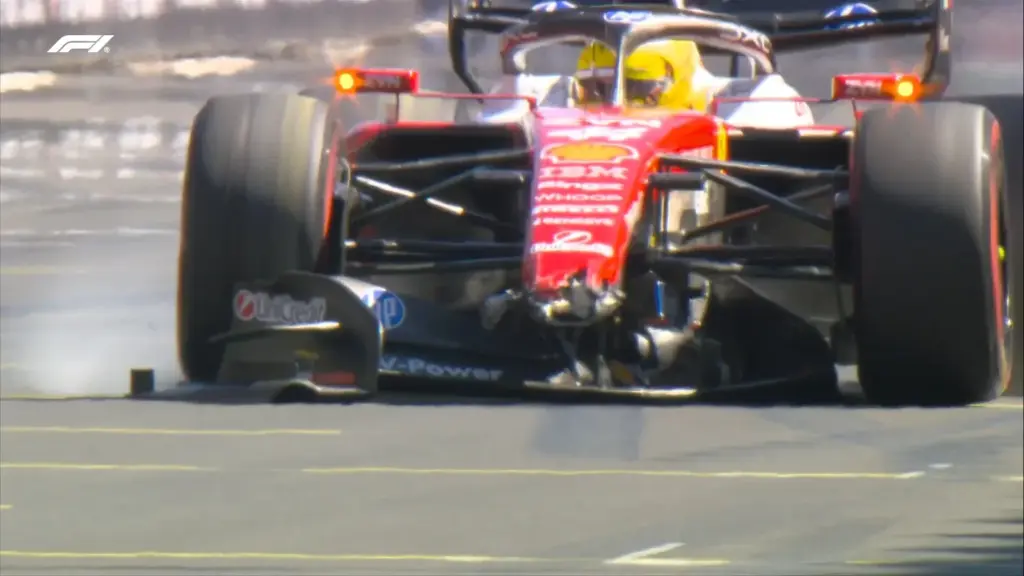 F1: Hamilton crashes during free practice 3 and causes red flag in Madring