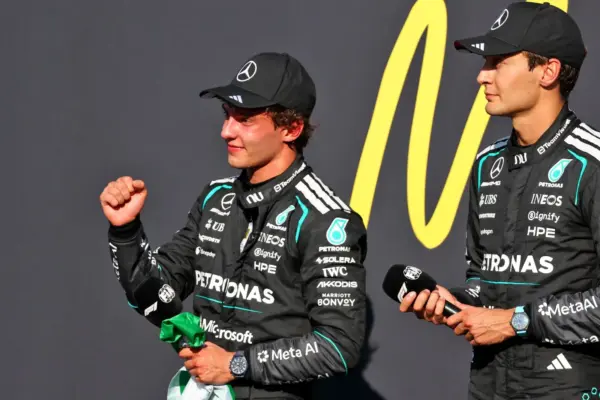 F1: Mercedes celebrates one-two finish in Italy