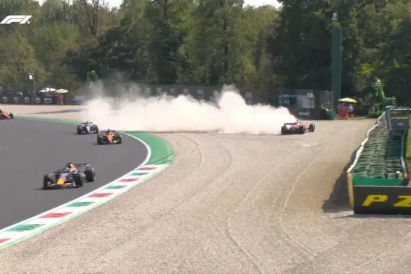 F1: Telemetry reveals impact at 233 km/h in Leclerc's accident in Italy